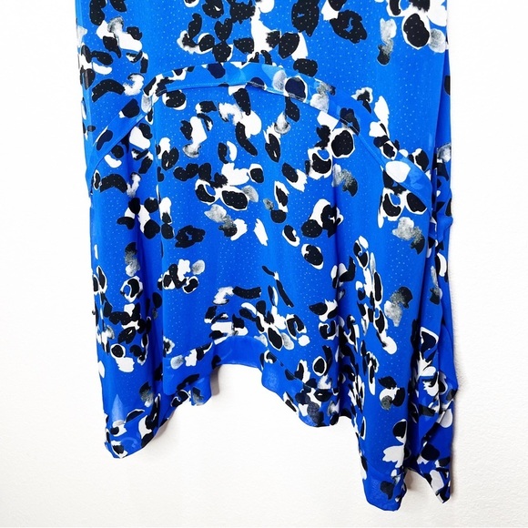 Cabi Electric Blue Untamed Midi Dress 5576 Ink Dot - Picture 11 of 13